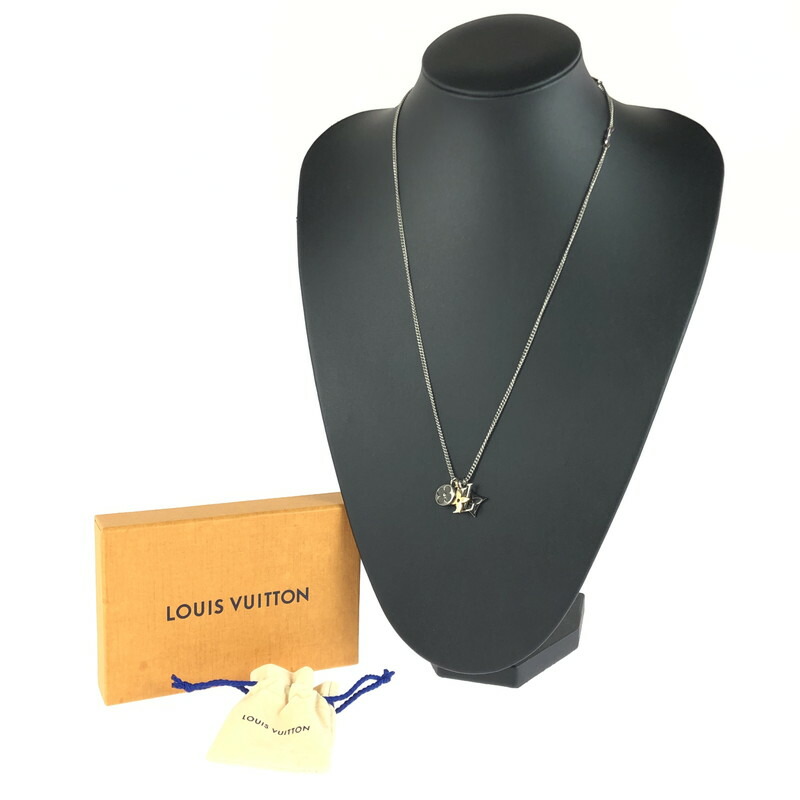 楽天市場】【中古】 LOUIS VUITTON ルイヴィトン ペンダント・LV
