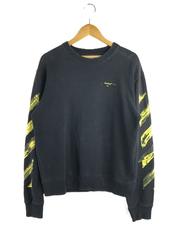 【美品】off-white 長袖 ブラッククロスアロー バックロゴ スウェット 楽天市場】OFF-WHITE オフホワイト 19AW Acrylic Arrows Slim Crewneck