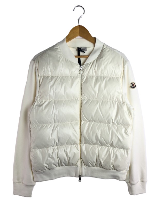 百貨店SALE 20%OFF~【中古美品】【レディース】 MONCLER モンク線路 MAGLIA APERTA CON ZIP UP CARDIGAN I20938G00029 89A2Y ジップアップカーディガン ライトアウター 169-251023-rt-07-tag 大きさ：S 色合い：白いこと 未来永劫Net店