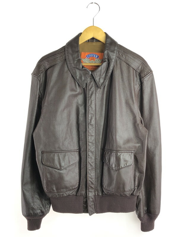 百貨店SALE 20%OFF~【中古品】【メンズ】  COOPER クーパー 80～90\u0027s A-2 FLIGHT JACKET LOT.0051 80～90年月日 A-2 航空上衣 アウター 146-251103-rt-03-tag 大きさ：42 色つや：赤銅色 生生世世Net店