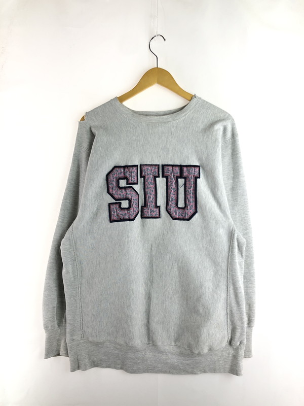 【現状渡し品】【メンズ】 Champion チャンピオン REVERSE WEAVE COLLEGE SWEATSHIRT リバースウィーブ カレッジ スウェットシャツ USA製 トレーナー トップス 146-251114-yy-04-tag サイズ：XXL カラー：グレー 万代Net店