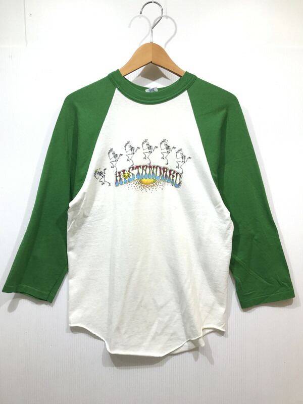 【中古品】【メンズ】 SOFFE SHIRTS ソフィー シャツ 90's HI-STANDARD RAGLAN T-SHIRT 90年代 ハイスタンダード ラグラン Tシャツ トップス 146-251115-rt-13-tag サイズ：S カラー：グリーン/ホワイト 万代Net店