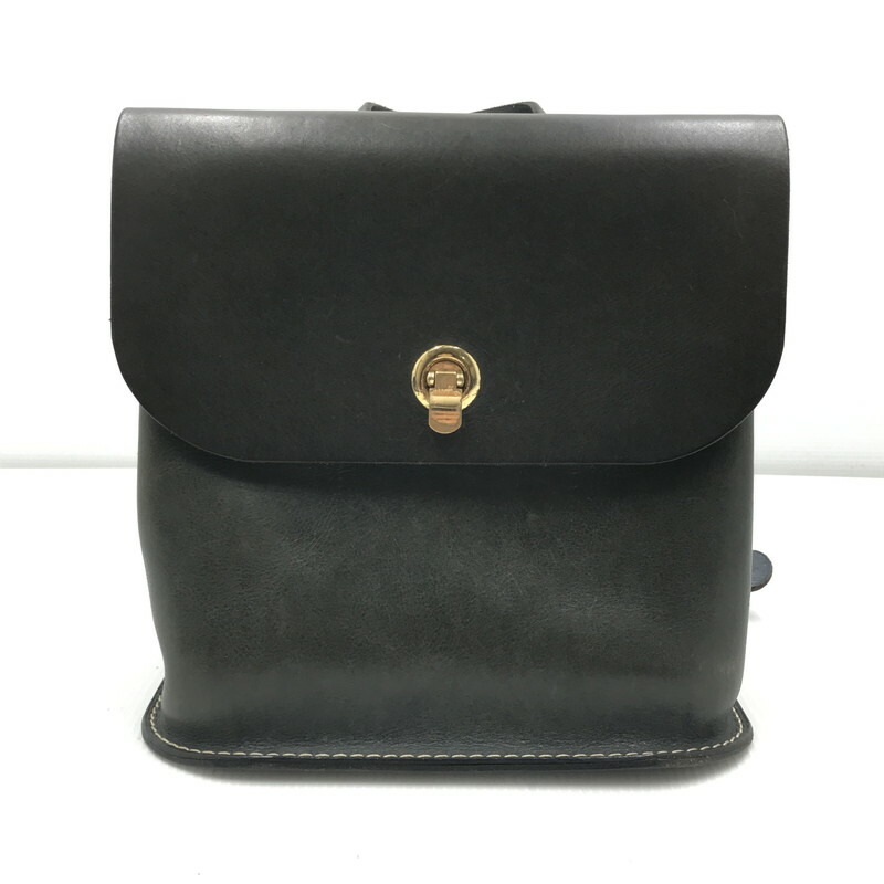 HERZ ヘルツ わんぱくリュック 1pack ブラック レザー ☆希少☆HERZ わんぱくリュック牛革 黒 本店スタッフ：下川愛用「1paku