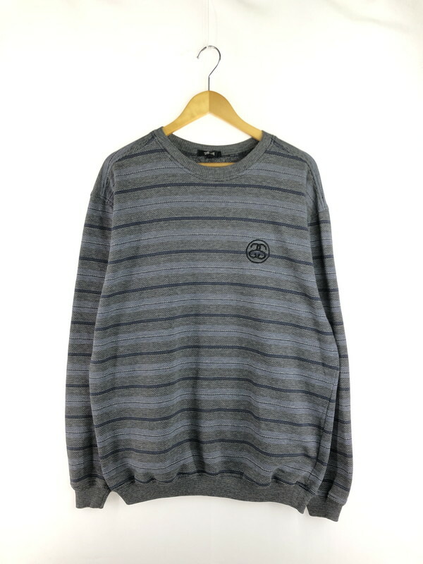 百貨店SALE 20%OFF~【中古品】【メンズ】 STUSSY ステューシー 80\u0027S SS LINK BORDER SWEATSHIRT 80年月日 SS 繋がり 間借り人 汗水 調教師 142-251120-na-05-tag 大きさ：XL 色合い：マルチ色合い 未来永劫Net店