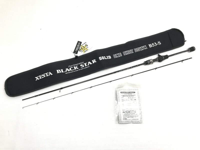 【中古品】 XESTA ゼスタ ブラックスター ソリッド セカンドジェネレーション B53-S ロッド【代金引換不可】【佐川急便発送】 釣り 釣り具等 133-251204-yk-01-tag 万代Net店 13,216円