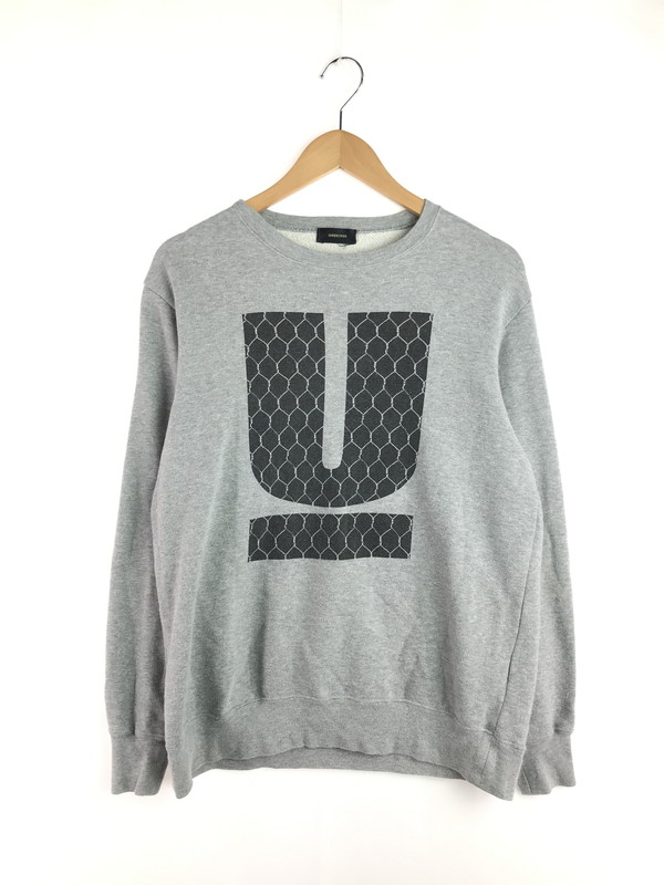 【中古品】【メンズ】 UNDERCOVER アンダーカバー U CREW SWEAT UCR4892-4 ユー クルースウェット トレーナー トップス 140-251206-rt-01-tag サイズ：2 カラー：グレー 万代Net店