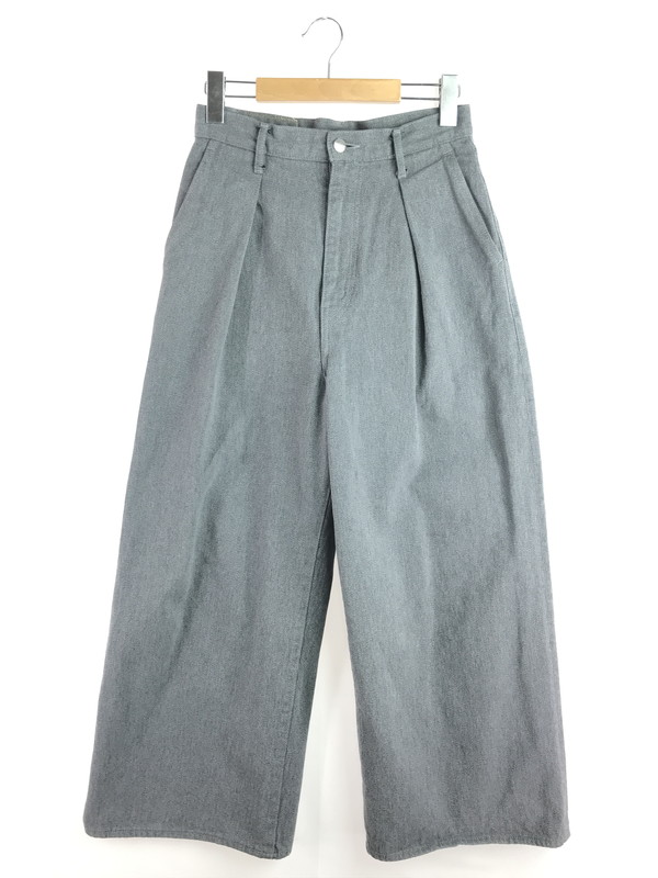 【中古品】【メンズ】 GRAPHPAPER GL233-40218B COLORFAST DENIM TWO TUCK WIDE PANTS カラーファスト デニム ツー タック ワイドパンツ ボトムス 151-251207-na-08-tag サイズ：00 カラー：グレー系 万代Net店｜万代Net店