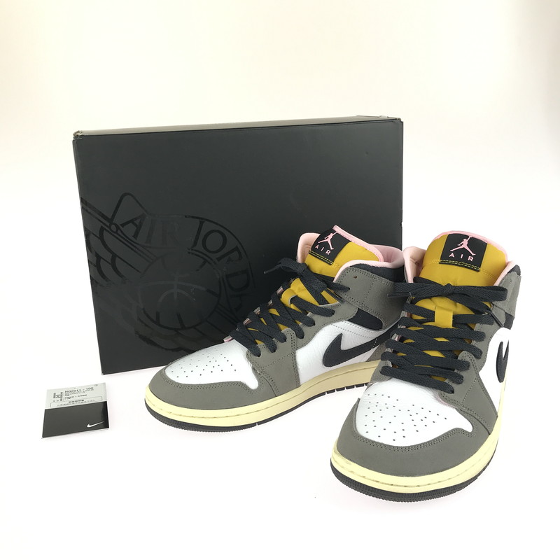 【中古品】【メンズ】  AIR JORDAN １ MID CAVE STONE HQ2011-100 エアジョーダン1 ミッド スニーカー 靴 160-251217-rt-13-tag 大きさ：27.5珊 US9.5 色つや：赤銅色系 万劫末代Net店