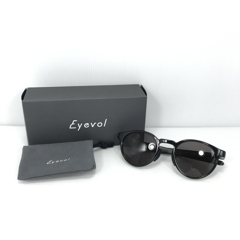 【中古品】【メンズ】 EYEVOL アイヴォル BELLO 49 アイウェア サングラス アクセサリー 203-260108-yy-10-tag サイズ：49□22 132 カラー：BK-DG-DK.GRY 万代Net店｜万代Net店 10,296円