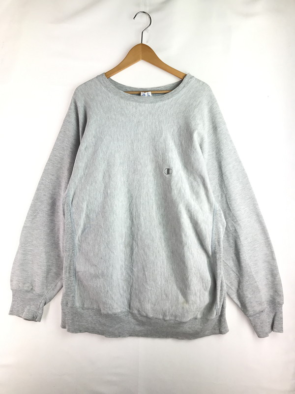 【中古品】【メンズ】 Champion チャンピオン 80's REVERSE WEAVE CREWNECK SWEAT 80年代 リバース ウィーブ クルーネック スウェット トリコタグ 目有り 146-260109-rt-06-tag サイズ：XXL カラー：グレー 万代Net店