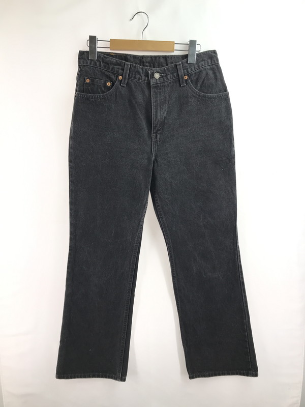 【中古品】【メンズ】 Levi's リーバイス 90's BOOTS CUT DENIM PANTS 11517-0260 90年代 ブーツカット デニムパンツ USA製 刻印532 157-260117-rt-09-tag サイズ：S カラー：ブラック 万代Net店