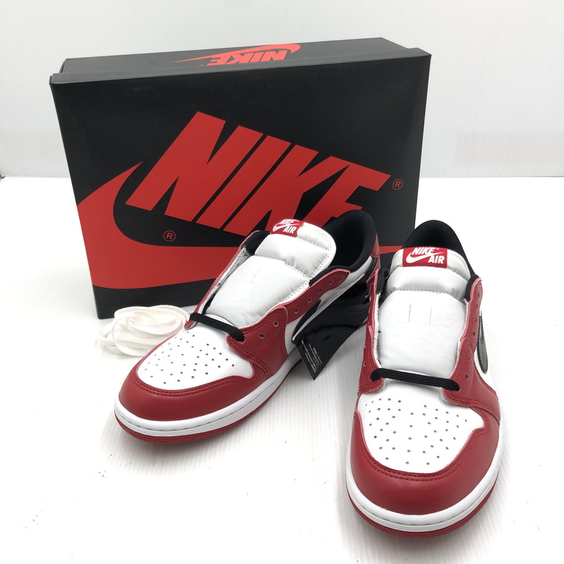 【中古美品】【メンズ】 NIKE ナイキ AIR JORDAN 1 RETRO LOW OG CHICAGO HQ6998-600 エアジョーダン 1 レトロ ロー OG シカゴ スニーカー 靴 160-260118-hi-09-tag サイズ：29cm US 11 カラー：VARSITY RED/BLACK 万代Net店