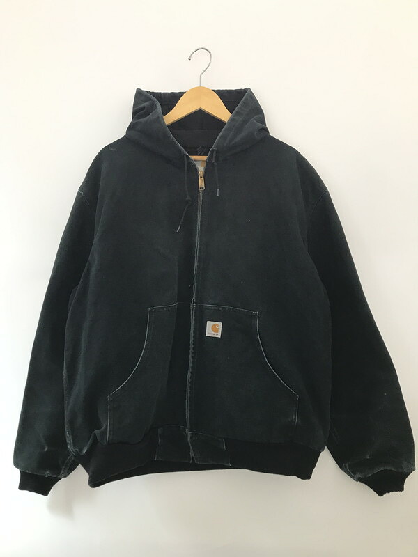 【中古品】【メンズ】 Carhartt カーハート 00'S ACTIVE JACKET J131 BLK 2000年代 USA製 アクティブ ジャケット アウター 145-260131-rt-18-tag サイズ：XL カラー：ブラック 万代Net店