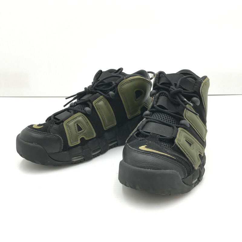 【中古品】【メンズ】 NIKE ナイキ AIR MORE UPTEMPO 96 DH8011-001 エア モアアップテンポ モアテン スニーカー 靴 160-260201-na-07-tag サイズ：26.5.cm US 8.5 カラー：BLACK/ROUGH GREEN-PILGRIM 万代Net店