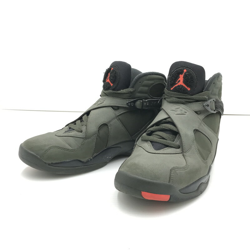 【中古品】【メンズ】 NIKE ナイキ × UNDEFEATED アンデフィーテッド AIR JORDAN 8 RETRO 305381-305 エアジョーダン 8 レトロ スニーカー 靴 160-260204-na-07-tag サイズ：28.5cm US 10.5 カラー：SEQUIOA/MAX ORANGE 万代Net店