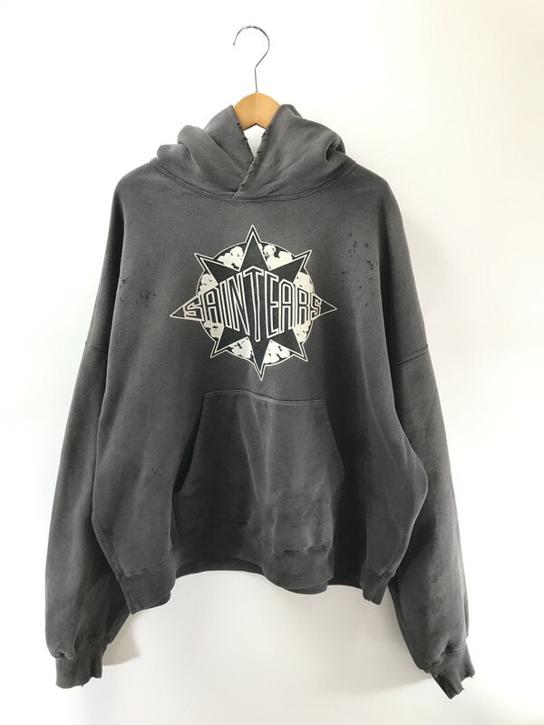 【中古品】【メンズ】 SAINT MICHAEL セント マイケル × DENIM TEARS デニム ティアーズ SM-YS1-0000-C46 24AW DT HOODIE フーディー パーカー 142-260205-na-10-tag サイズ：XL カラー：グレー系 万代Net店