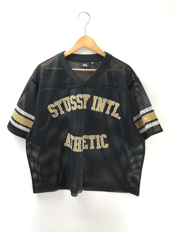 百貨店SALE 10%OFF~【中古品】【メンズ】 STUSSY ステューシー INTERNATIONAL TEAM JERSEY 1140370 国際的 野球クラブ プルオーバー カットソー 142-260205-na-01-tag 大きさ：M 色つや：黒いこと 生生世世Net店