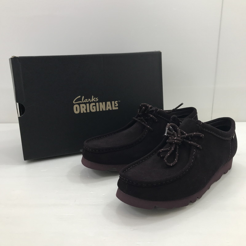 百貨店SALE 10%OFF~【中古美品】【メンズ】 Clarks クラークス WALLABEE GTX 26183073 ワラビーゴアテックス パープルグレープスエード 靴 164-260213-hi-16-tag 大きさ：US10M 色つや：パープル 生生世世Net店