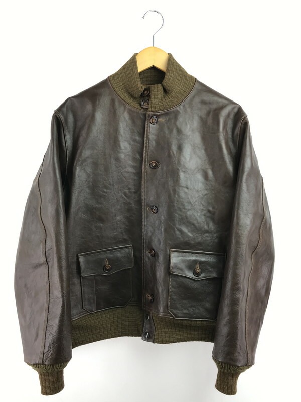 【中古品】【メンズ】 Buzz Rickson's バズリクソンズ A.C.ORDER NO.31-800P TYPE A-1 FLIGHT JACKET BR80635 タイプ A1 フライト ジャケット 145-260219-rt-19-tag サイズ：42 カラー：ブラウン系 万代Net店