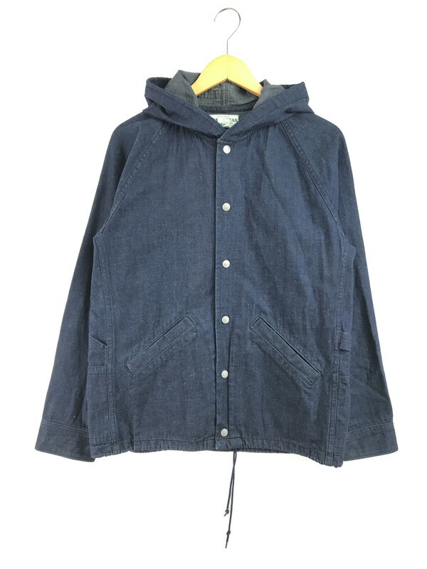 【中古品】【メンズ】 SASSAFRAS ササフラス 15SS GARDENER BUD BREAKER ガーデナー バド ブレーカー 144-260223-rt-05-tag サイズ：S カラー：インディゴ 万代Net店