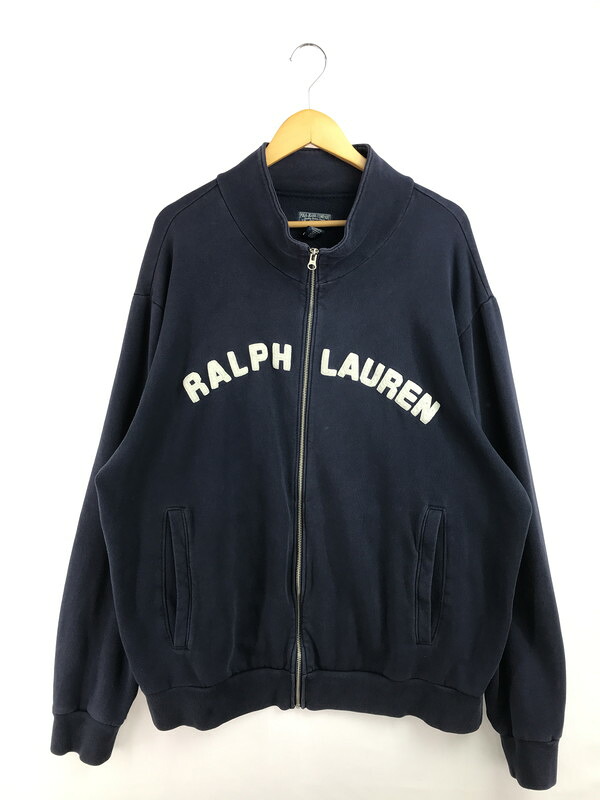 【現状渡し品】【メンズ】 POLO JEANS ポロジーンズ FULL ZIP SWEAT フルジップ スウェット 146-260224-na-14-tag サイズ：XXL カラー：ネイビー 万代Net店