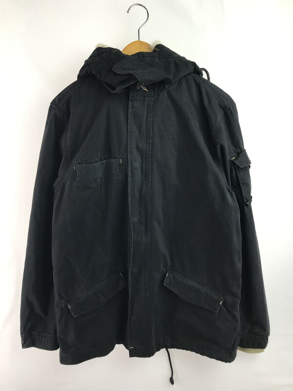 【現況乗り合い船品】【メンズ】 GAP 透き間 QUILTING LINER HOODED MILITARY JACKET BLACK 304027 キルティング ラインドライブ フーデッド ミリタリー 上衣 146-260227-rt-09-tag 大きさ：M 色合い：黒いこと 未来永劫Net店