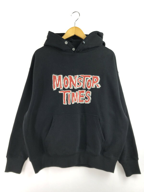 【中古美品】【メンズ】  MONSTOR TIMES モンストア タイムズ MONSTOR TIMES HOODIE 25AW MT-003 モンストア タイムズ フーディー 145-260301-rt-06-tag サイズ：XL カラー：ブラック 万代Net店