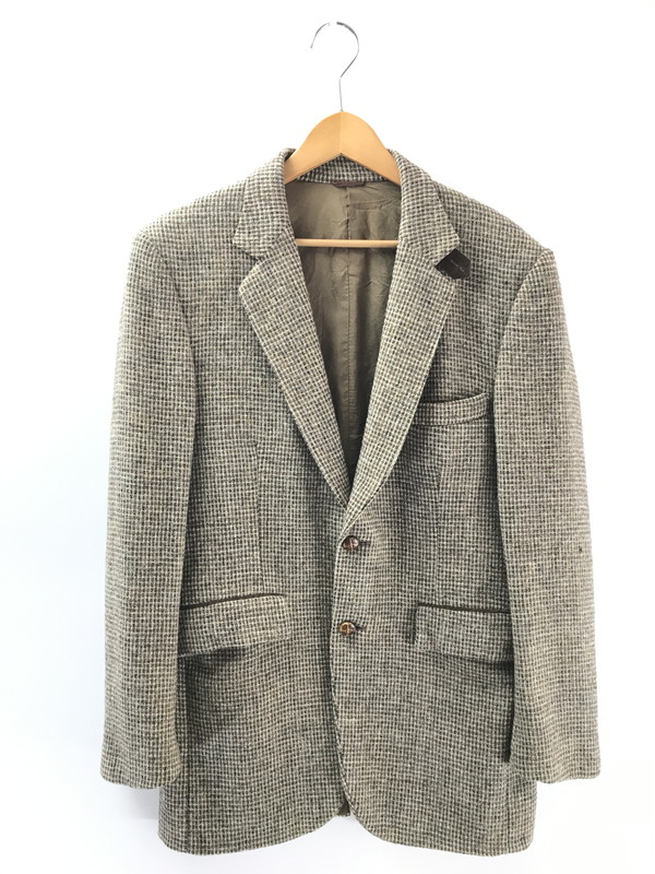 【現況乗り合い船品】【メンズ】  スコットランド製 70～80\u0027s 2B CHECK WOOL TAILORED JACKET 70～80年月日 2Bチェックウールテーラードジャケット 146-260304-rt-28-tag 大きさ：曖昧模糊たる 下記引き合い 色合い：赤銅色 未来永劫Net店