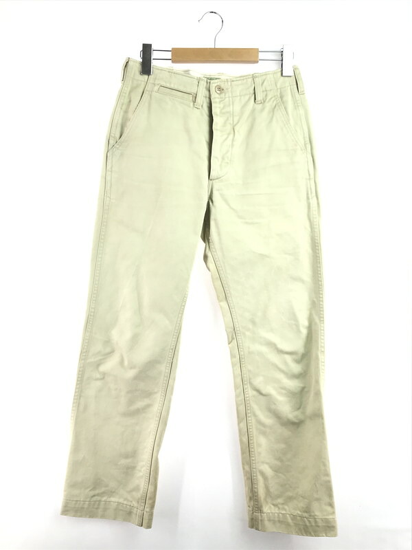 【現状渡し品】【メンズ】 The REAL McCOY'S ザリアルマッコイズ COIN POCKET CHINO TROUSERS 7210757 コインポケット チノトラウザー ボトムス 156-260307-rt-09-tag サイズ：M カラー：ベージュ系 万代Net店