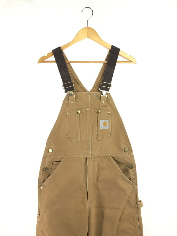 【中古品】【メンズ】 Carhartt カーハート OVERALLS オーバーオール 156-260312-rt-09-tag サイズ：不明 下記参照 カラー：ブラウン 万代Net店 7,084円
