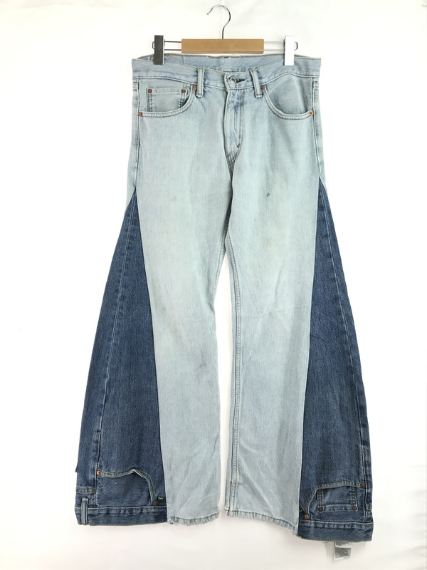 【中古品】【メンズ】 Levi's リーバイス REMAKE DENIM PANTS LIGHT BLUE BLUE リメイク デニムパンツ ジーンズ ボトムス 157-260312-rt-08-tag サイズ：W31 カラー：インディゴ 万代Net店