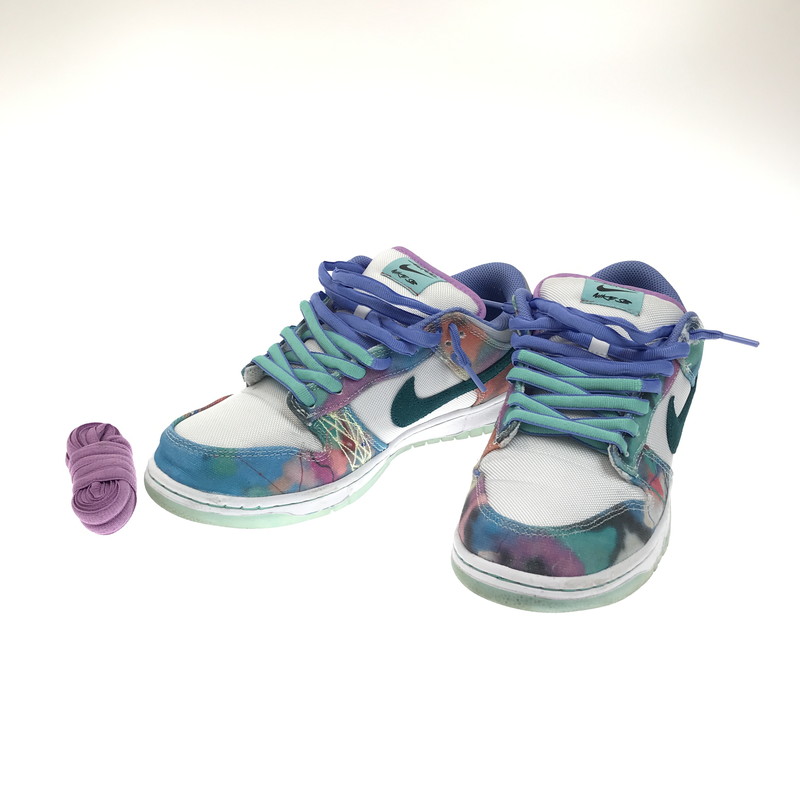 【中古品】【メンズ】 NIKE SB ナイキエスビー × FUTURA フューチュラ コラボ DUNK LOW OG QS HF6061-400 ダンク ロー オリジナル クイックストライク スニーカー 靴 160-260323-yy-10-tag サイズ：27cm/US9 カラー：BLEACHED AQUA/GEODE TEAL-WHITE 万代Net店