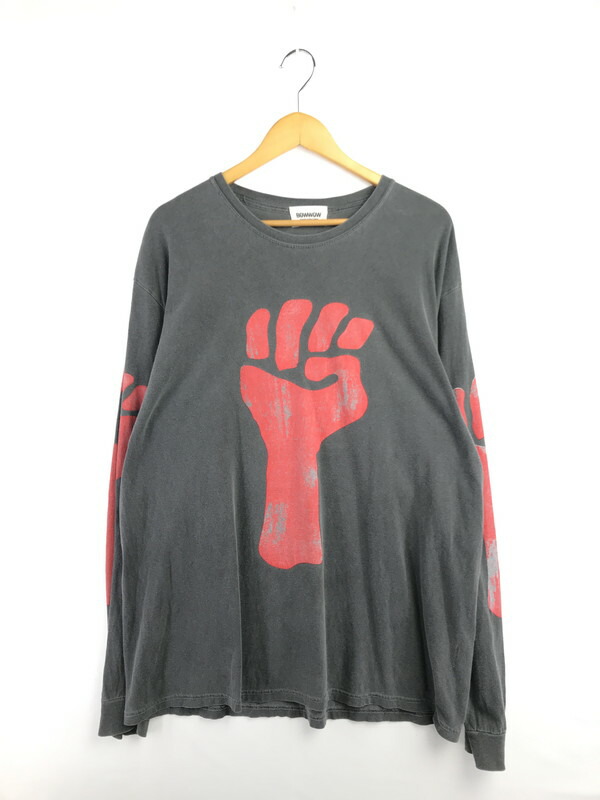 【中古品】【メンズ】 BOWWOW バウワウ GRAPHIC L/S T-SHIRT グラフィック ロングスリーブ Tシャツ 長袖 トップス 142-260323-yy-13-tag サイズ：XL カラー：グレー 万代Net店