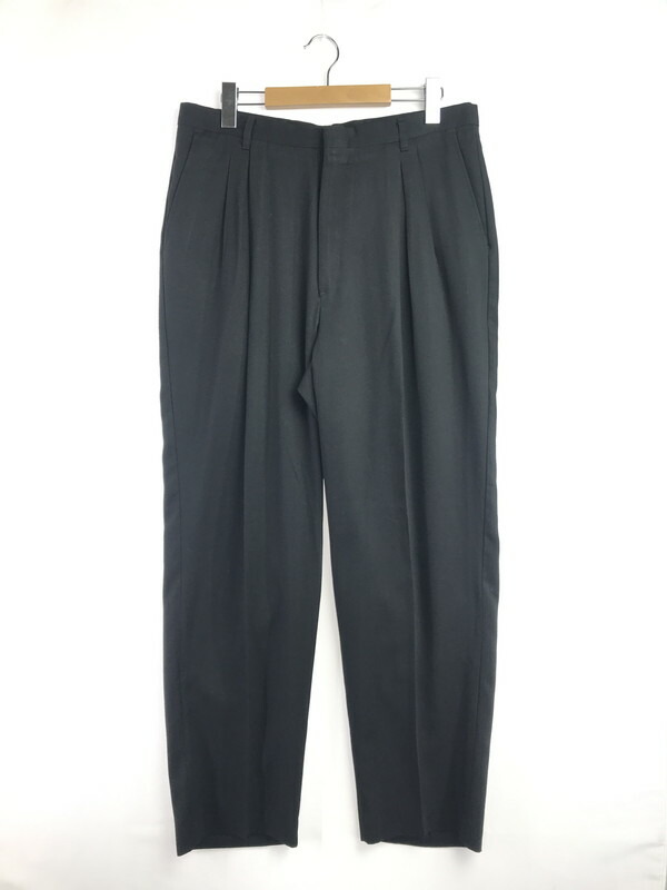 【中古品】【メンズ】 COTLER コトラー 80's VINTAGE RAYON SLACKS PANT 80年代 ヴィンテージ レーヨン スラックス パンツ USA製 ボトムス 157-260323-yy-18-tag サイズ：表記なし カラー：ブラック 万代Net店