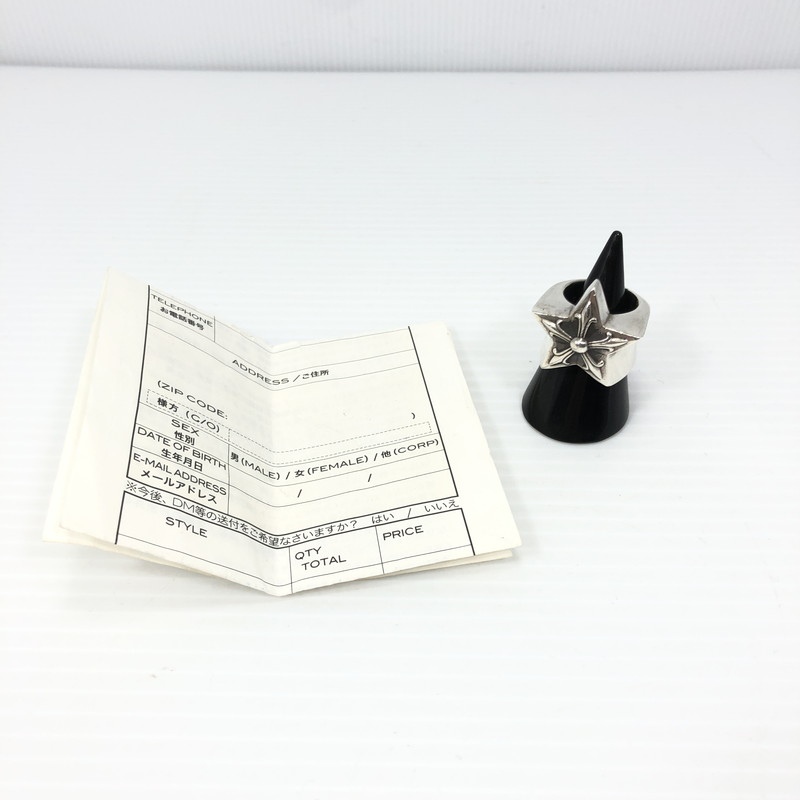 【中古品】【メンズ】 CHROME HEARTS クロムハーツ LARGE STAR RING ラージ スター リング 925 40.60g 指輪 アクセサリー 190-260325-yy-01-tag サイズ：約12号 カラー：シルバー 万代Net店 121,000円