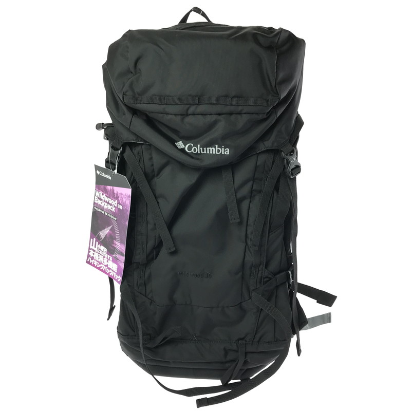 【中古美品】【メンズ】 Columbia コロンビア WILDWOOD 35L BACKPACK PU8656 ワイルドウッド バックパック リュック カバン 188-260331-na-13-tag カラー：ブラック 万代Net店