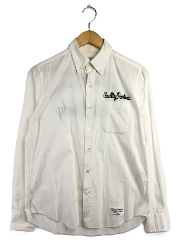 【中古品】【メンズ】 WACKO MARIA ワコマリア B.D.SHIRT WMR-OX-03 ロング捩り プルオーバー トップス 142-260403-rt-17-tagh 大きさ：S 色合い：白いこと 未来永劫Net店