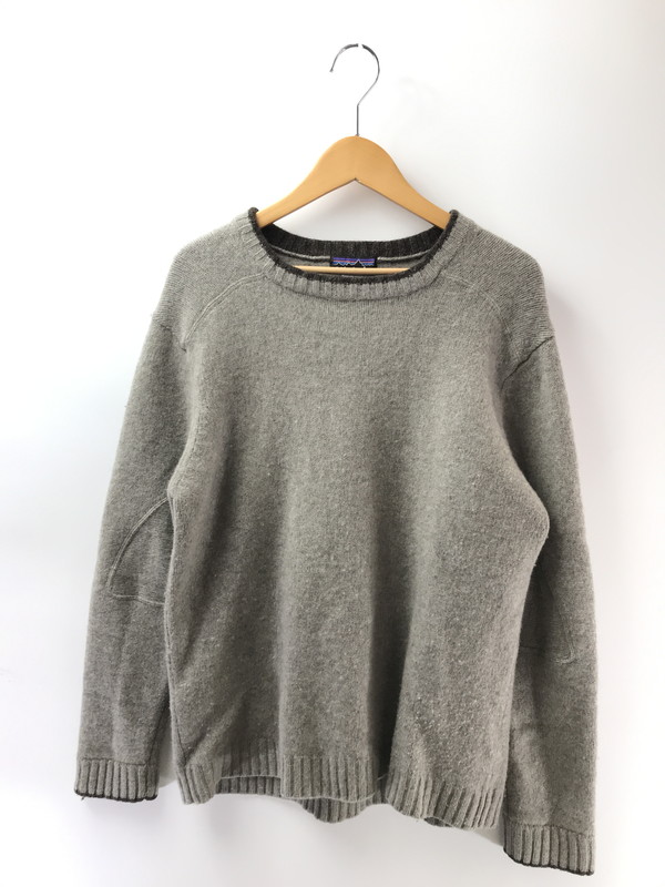 百貨店SALE 10%OFF~【中古品】【メンズ】 patagonia パタゴニア LAMBS WOOL SWEATER 50665 07年製 ラムズ 羊毛 ティーシャツ トップス 144-260408-rt-17-tag 大いさ：XL 色合い：ベージュ系 生生世世Net店