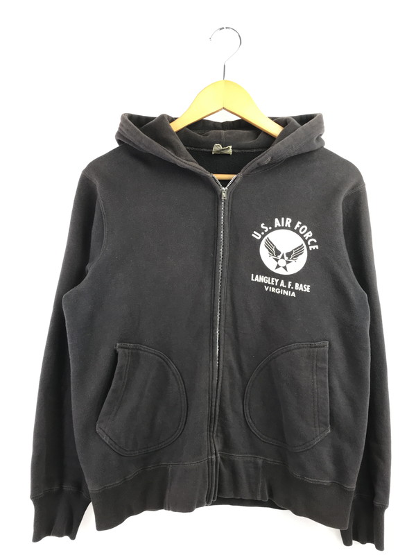 【中古品】【メンズ】 Buzz Rickson's バズリクソンズ U.S. AIR FORCE FULL ZIP SWEAT PARKA BR65599 ユーエス エアフォース フルジップ スウェット パーカー トップス 145-260408-rt-09-tag サイズ:M カラー:グレー 万代Net店