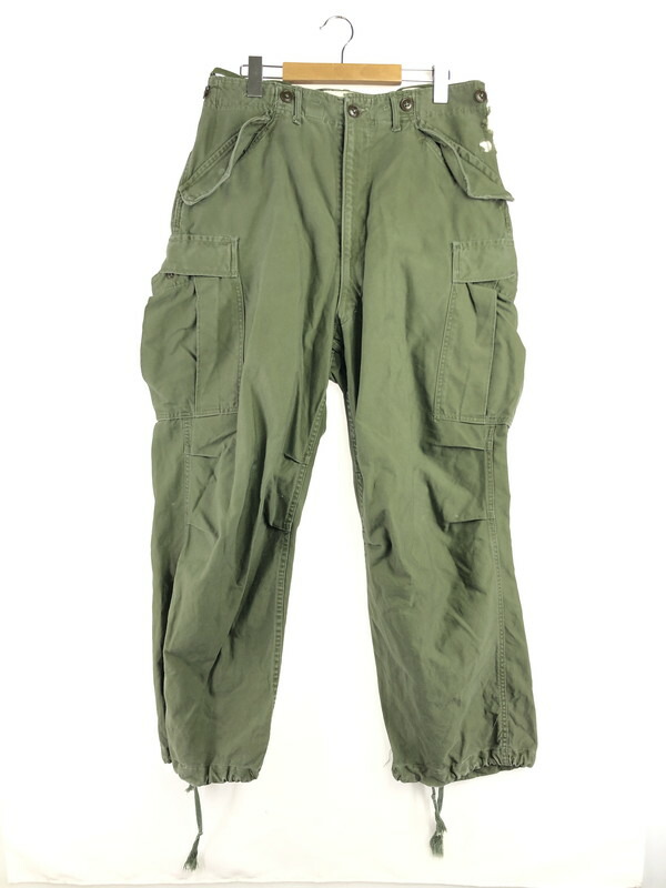 百貨店SALE 10%OFF~【現況乗り合い船品】【メンズ】  U.S.ARMY 亜米利加軍 SCOVILL GRIPPER ZIPPER M-65 FIELD PANTS スコビル グリッパージッパー M-65 活動の領域ズボン下 157-260410-rt-10-tag 大きさ：M 色合い：カーキ 未来永劫Net店