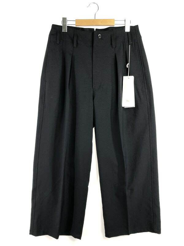 百貨店SALE 10%OFF~【中古品】【メンズ】  SATOU サトウ DOKAN WIDE SLACKS PT25008 ドカン 広広とした 汗水 ズボン下 ボトムス 151-260410-rt-06-tag 大きさ：1 色つや：黒いこと 生生世世Net店
