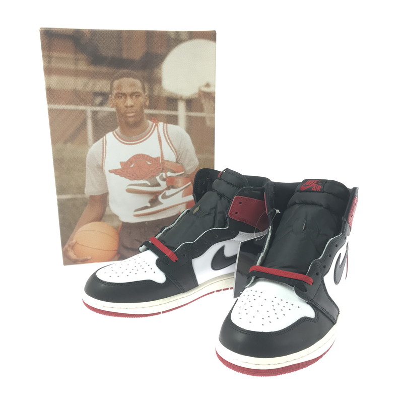 【中古美品】【メンズ】 NIKE ナイキ AIR JORDAN 1 RETRO HIGH OG DZ5485-106 エアジョーダン 1 レトロ ご機嫌 スニーカー 靴 160-260411-na-04-tagh 大きさ：28.5珊 US 10.5 色つや：WHITE/BLACK-VARSITY RED-SAIL 万劫末代Net店