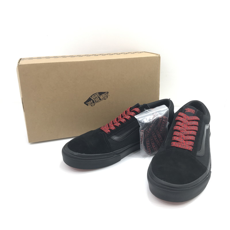 【中古美品】【メンズ】 VANS バンズ × BABYMETAL ベイビーメタル OLD SKOOL V36CF オールドスクール スニーカー 靴 162-260411-na-17-tagh サイズ：27.5cm US 9H カラー：BLACK/RED 万代Net店