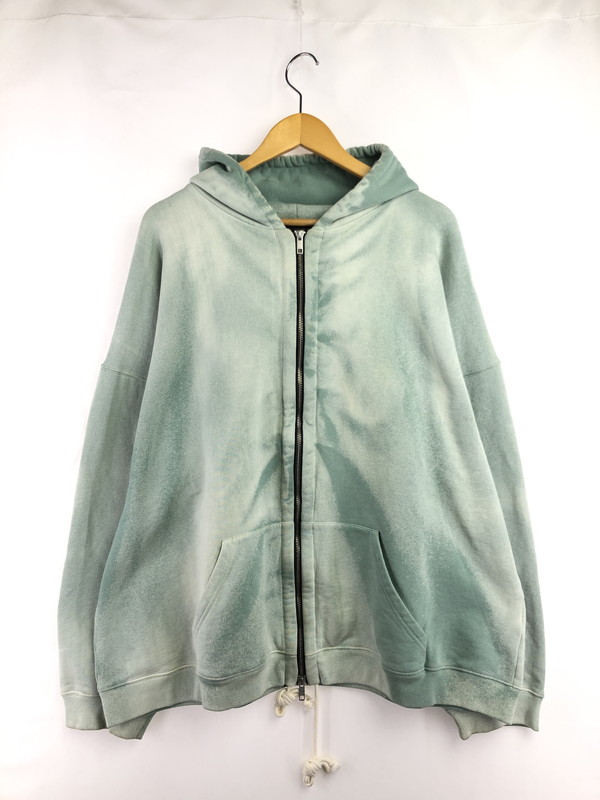 百貨店SALE 10%OFF~【中古品】【メンズ】  SANKUANZ サンクアンズ DOUBLE ZIP UP HOODIE SKZU22AW0TH0301-GB ダブル ジップ 繰り上げる フーディー パーカー トップス 141-260411-rt-08-tag 色つや：GREYISH BLUE 生生世世Net店