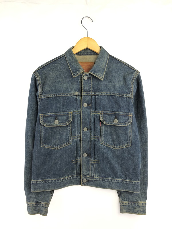 【中古品】【メンズ】 Levi's リーバイス 90's 2ND TYPE DENIM JACKET 71507-XX BIG-E 95年製 日本製 90年代 セカンド タイプ デニムジャケット Gジャン 146-260411-rt-14-tag カラー：ブルー 万代Net店 27,720円