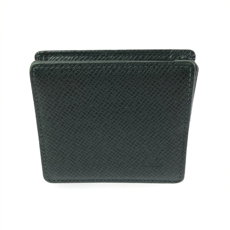 【中古品】【メンズ】 LOUIS VUITTON ルイ・ヴィトン タイガ ポルトモネ ボワット コインケース MI0998 M30384 財布 179-260418-na-06-tagh カラー：グリーン 万代Net店