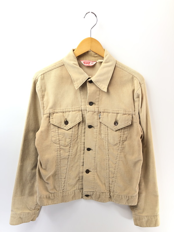 百貨店SALE 10%OFF~【中古品】【メンズ】  LEVI\u0027S リーヴァイズジーンズ 70\u0027S CORDUROY JACKET 70505-1523 70年月日 コール天 上衣 アウター 146-260422-na-16-tagh 大いさ：40 色合い：ベージュ 生生世世Net店