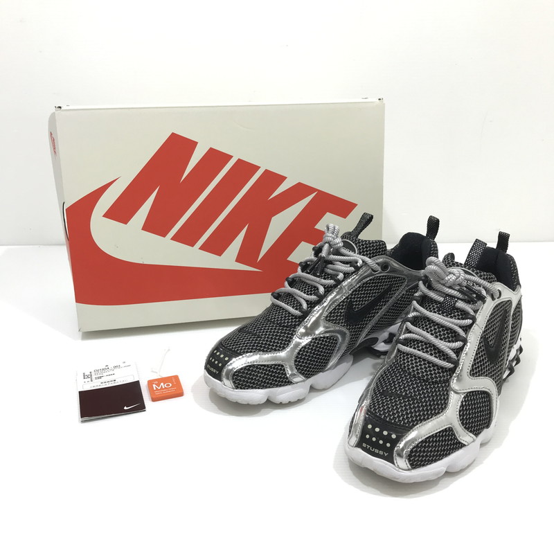 百貨店SALE 10%OFF~【中古品】【メンズ】  NIKE ナイキ × STUSSY ステューシー AIR ZOOM SPIRIDON CAGED CU1854-001 大気圏望遠レンズ スピリドン ゲージド スニーカー 靴 160-260424-rt-18-tagh 大いさ：26.5糎 US8.5 色合い：PURE PLATINUM/BLACK-WHITE 生生世世Net店