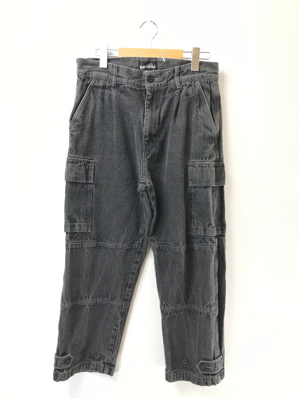 【中古品】【メンズ】  GENZAI ゲンザイ CARGO DENIM PANT カーゴ デニムパンツ ボトムス 153-260426-rt-17-tagh サイズ：M カラー：グレー 万代Net店