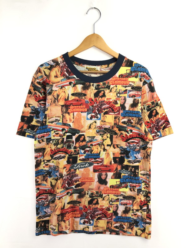 百貨店SALE 10%OFF~【中古品】【メンズ】  HYSTERIC GLAMOUR ヒステリック グラマー 90～00\u0027s OVP TEE 半袖 Ｔシャツ トップス 140-260426-rt-01-tagh 大きさ：F 色つや：マルチ色つや 生生世世Net店